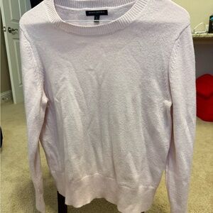 Banana Republic Women's Soft Pink Crew Neck Sweater